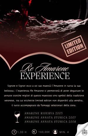 Alt= Re Amarone Experience _ Tour e degustazione Cantina Provolo